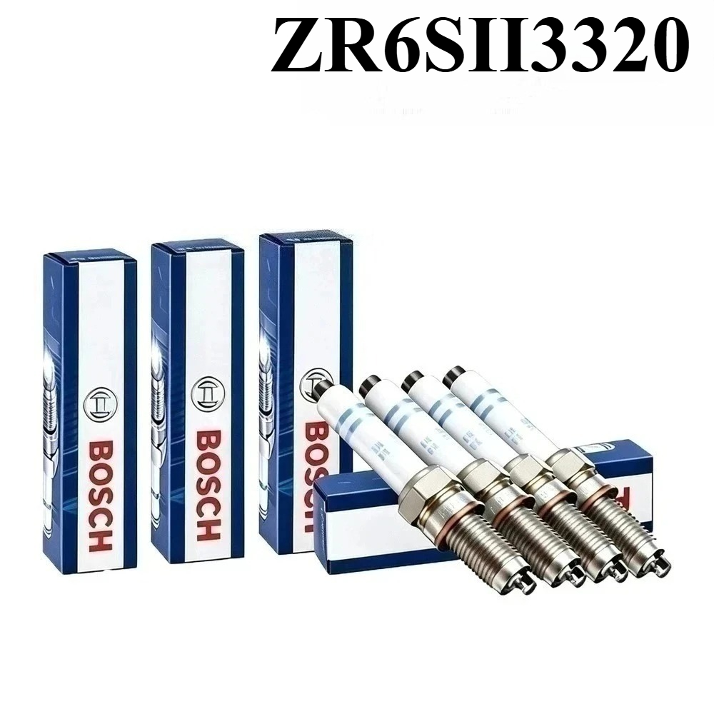 Bosch Spark Plug Iridium - Bougie d'allumage Bosch ZR6SII3320 adaptée aux