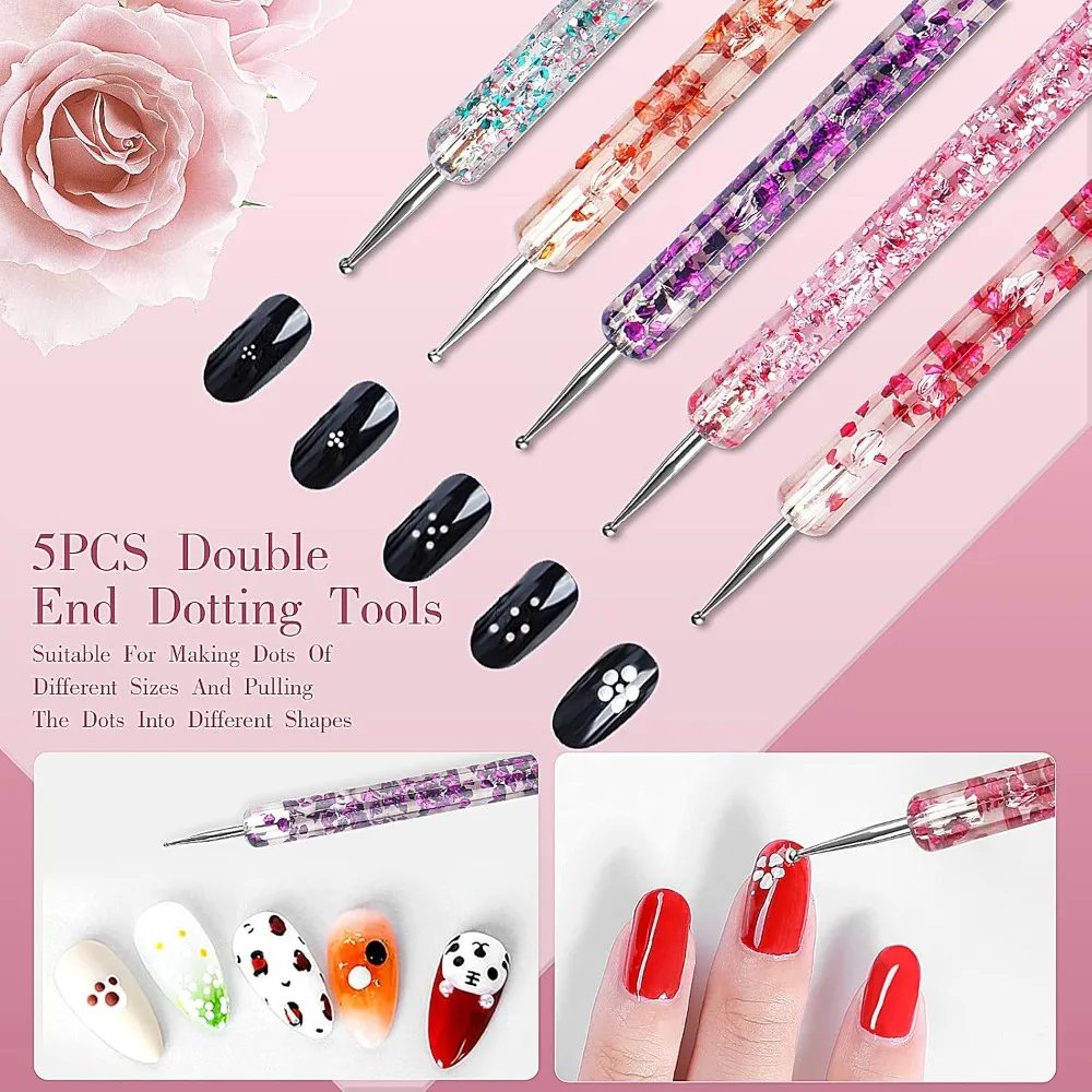 32 pinceaux pour nail art, pin - Detailing Brush Set avis et prix
