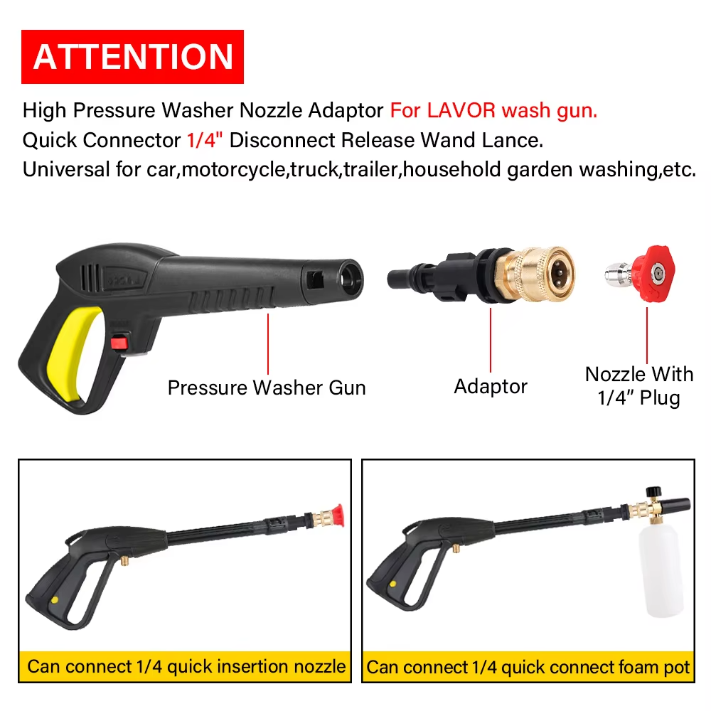 Adaptateur de connexion rapide - Foam Cannon Car Wash avis et prix